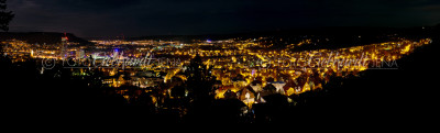 Jena Panorama - Nachtstimmung vom Landgraf aus gesehen Jena Panorama - Nachtstimmung vom Landgraf aus gesehen