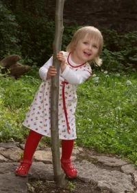 Bild eines Kindes aufgenommen in unserem Freilichtstudio