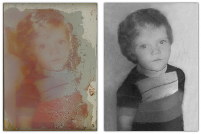 Aus Alt mach Neu - alte Papierfotos digitalisiert nach Rekonstruktion und Restauration Aus Alt mach Neu - alte Papierfotos digitalisiert nach Rekonstruktion und Restauration