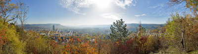 Jena Panorama - Herbststimmung am Landgrafen Jena Panorama - Herbststimmung am Landgrafen